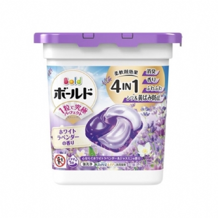 【日本】P&G 宝洁 4D 立体炭酸机能 抗菌 洗衣球 洗衣凝珠 紫色 薰衣草香  11颗/盒 - Sweet Living