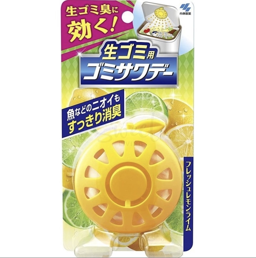 【日本】KOBAYASHI 小林制药 厨余除臭盒 垃圾桶除臭 黄色 柠檬香味 -  - 1@ - Sweet Living