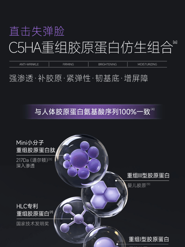 【中国】巨子生物 可丽金 重组胶原蛋白蕴活提拉紧塑抗皱精萃霜 30g/瓶 胶卷面霜 抗皱紧致 淡化细纹 提升轮廓 -  - 5@ - Sweet Living