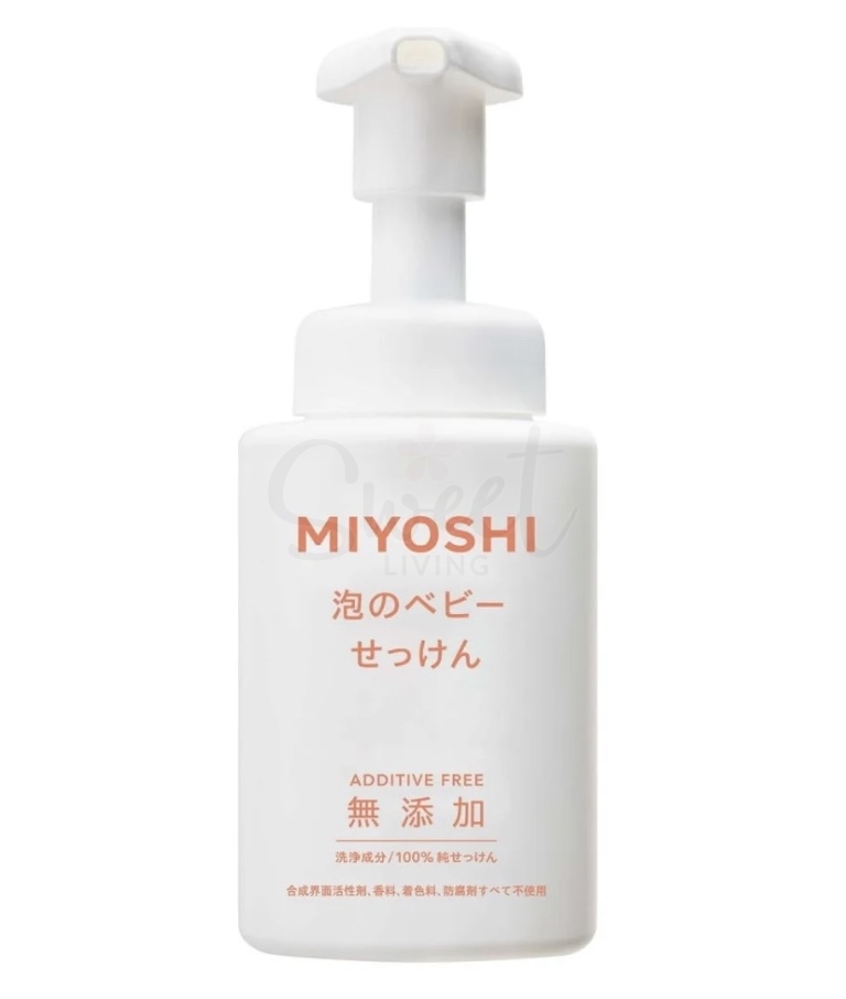 【日本】 MIYOSHI 三芳儿童洗面奶洗发液沐浴露三合一 婴幼儿洁面乳 泡沫洗面奶 新版/ Baby No Additive Body Wash 250ml -  - 9@ - Sweet Living