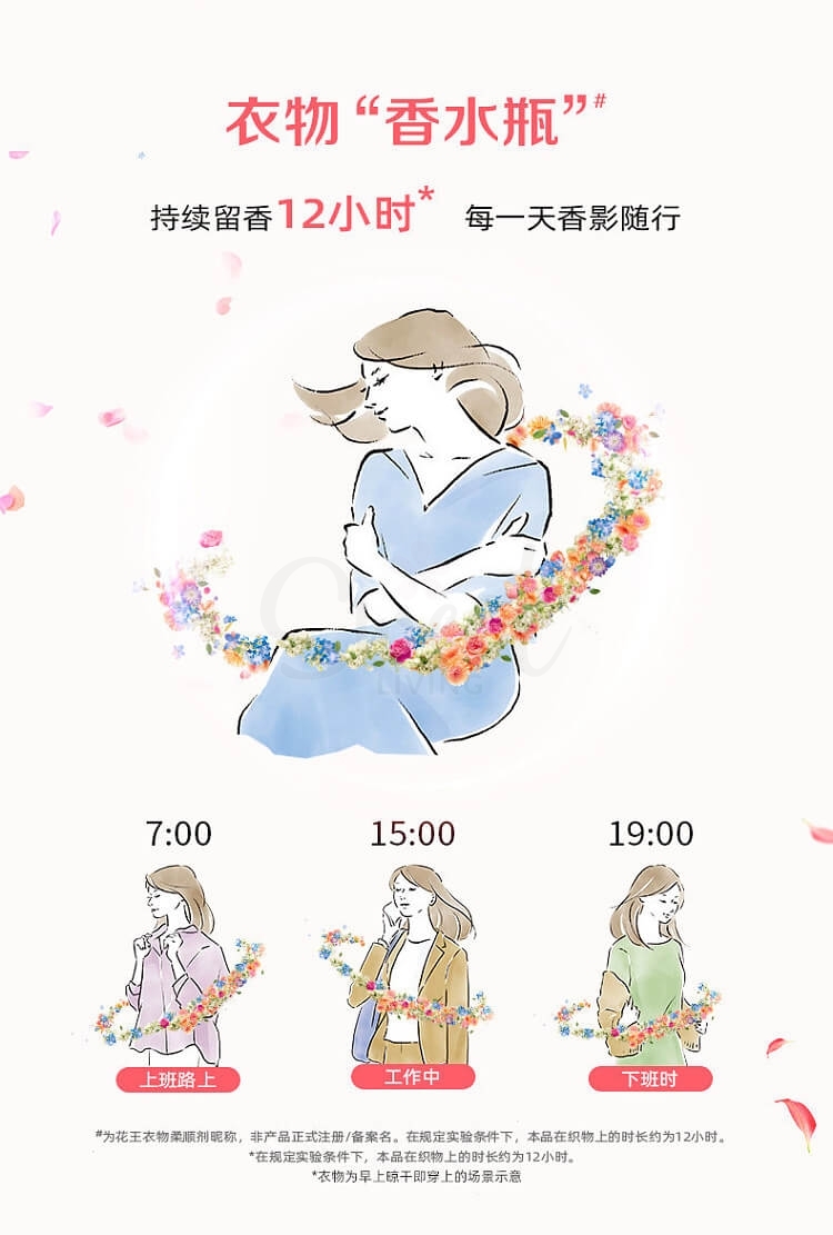 【日本】KAO 花王 FLAIR 衣物香水柔软剂 柔和花香型 520ml -  - 2@ - Sweet Living
