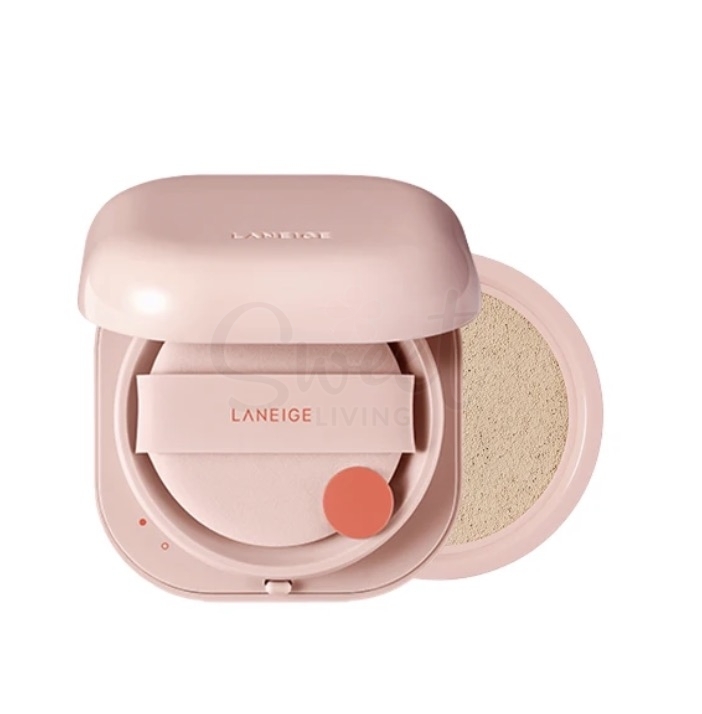 【韩国】LANEIGE 兰芝 新颜焕白粉气垫  美白防晒双证 12H持妆透亮 水润贴肤 干皮底妆救星 21N自然肤色 一盒双芯 SPF50+ PA+++ -  - 1@ - Sweet Living